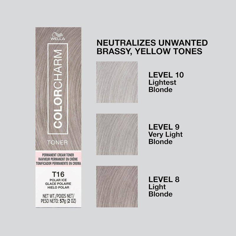 COLORCHARM Permanent Crème Hair Toner - Vegan, Paraben-Free & Gluten-Free | 2 oz