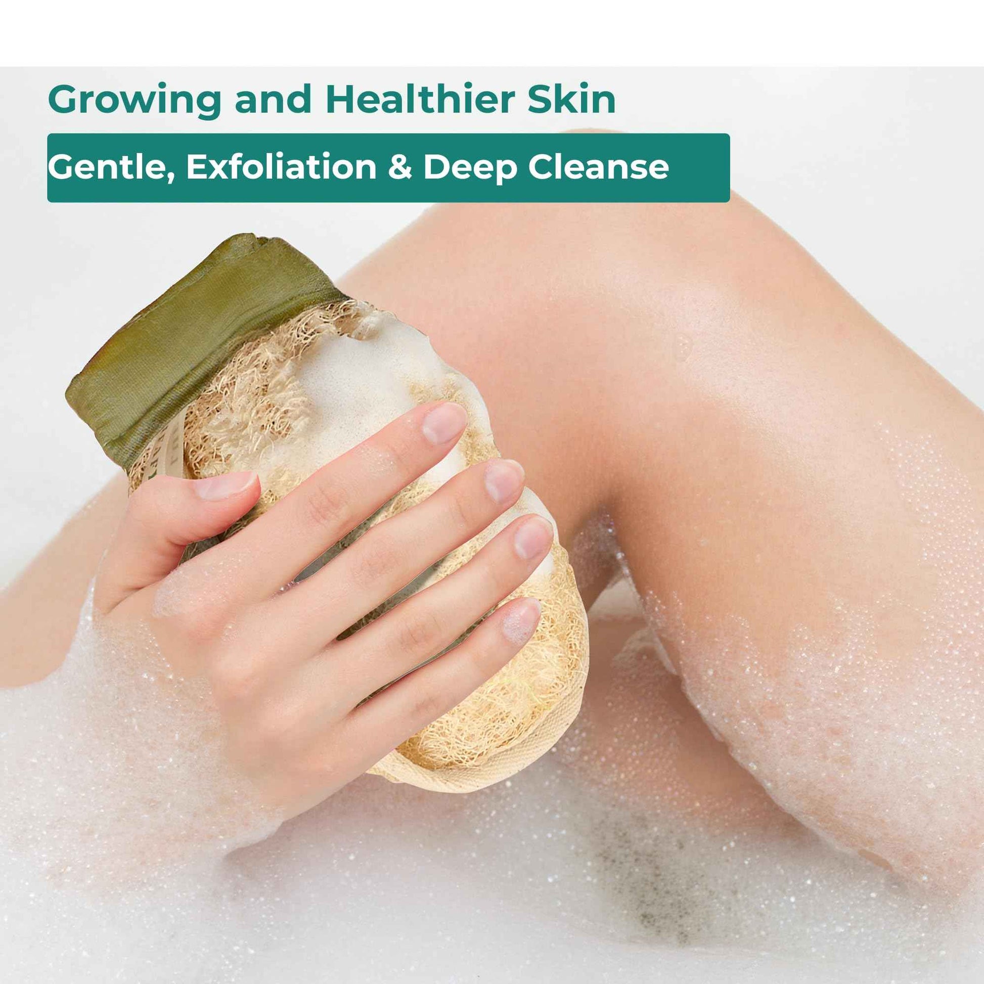 LUFAFY Loofah Soap Saver Bag, Soap Savers for Bar Soap, Bar Soap Pouch, Bar Soap Loofah Pouch, Soap Bags Mesh Exfoliating (Pack of 2)