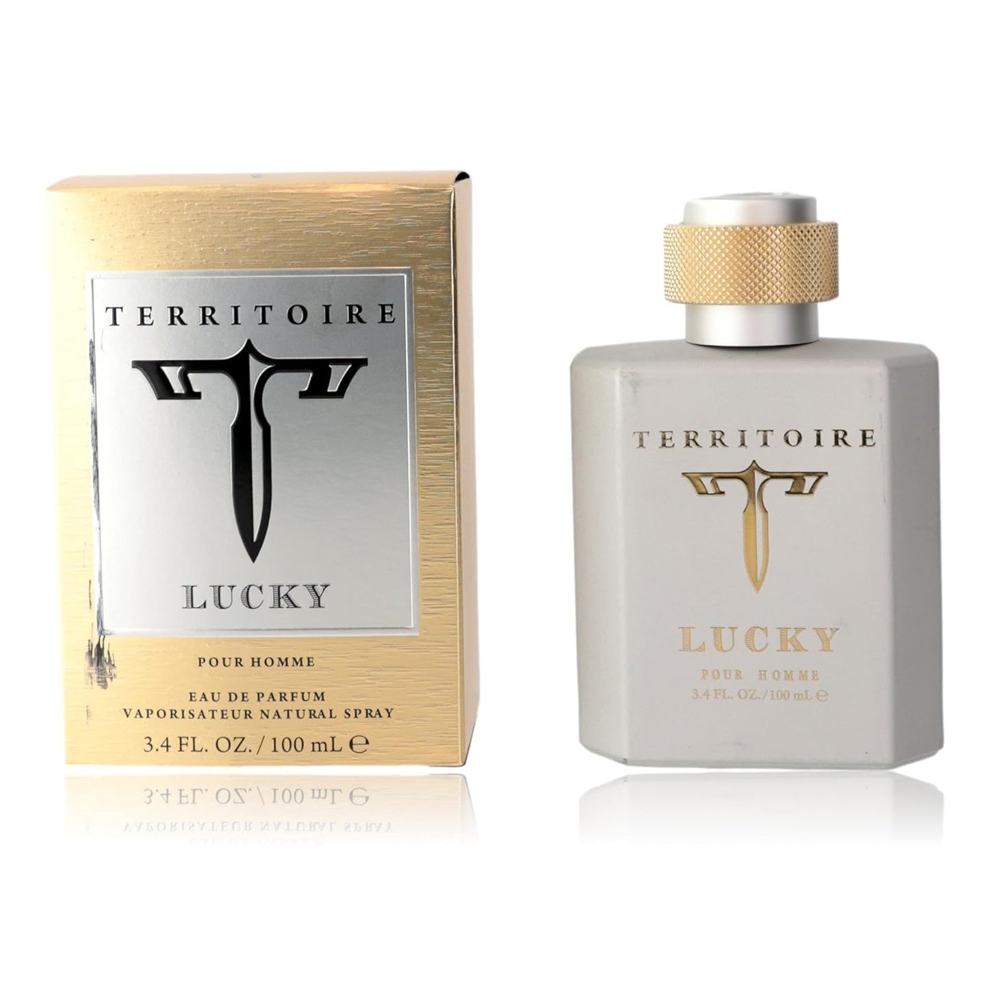 Territoire Lucky Eau de Parfum Spray for Men - 3.4 Ounce | Long-Lasting Fragrance