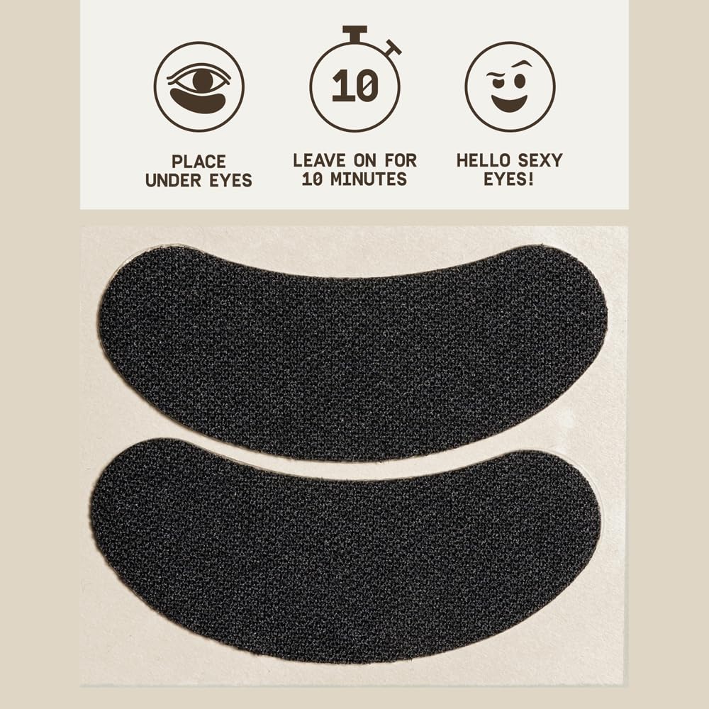 PAPATUI by Dwayne Johnson Fast-Acting Under Eye Patches for Men | Ageless Action to Reduce Puffiness, Dark Circles and Fine Lines | Made with Niacinamide, Hyaluronic Acid, Caffeine | 6ct