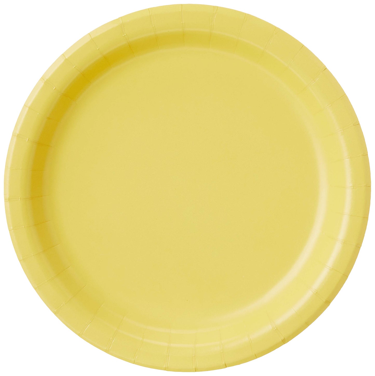 Creative Converting Touch of Color 24 Count Paper Dessert Plates, Mimosa, 6.75 inches