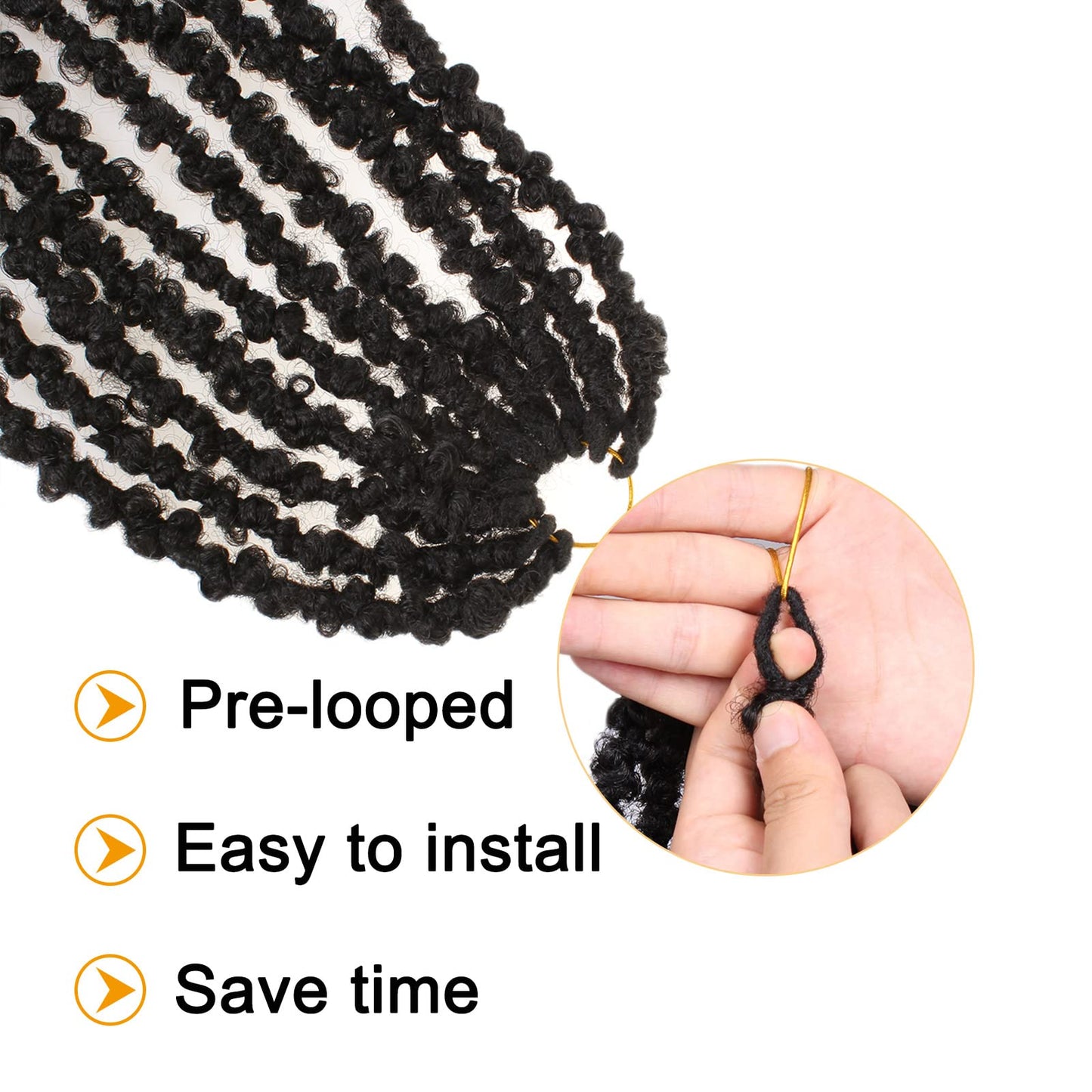 ZRQ 6 Packs Butterfly Locs Crochet Braids Hair Extensions 30 Inch Long Distressed Faux Locs Black Goddess Locs Crochet Hair Pre-looped Synthetic Soft Locs For Women 1B#