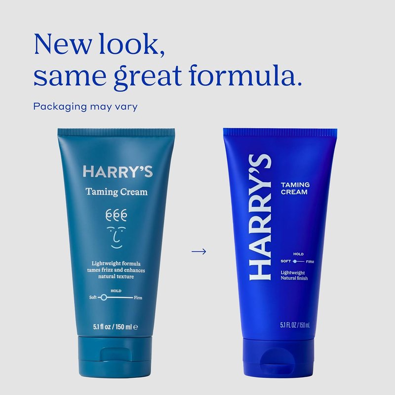 Harry's Taming Hair Cream for Men - Soft Hold & Natural Finish | 5.1 fl oz