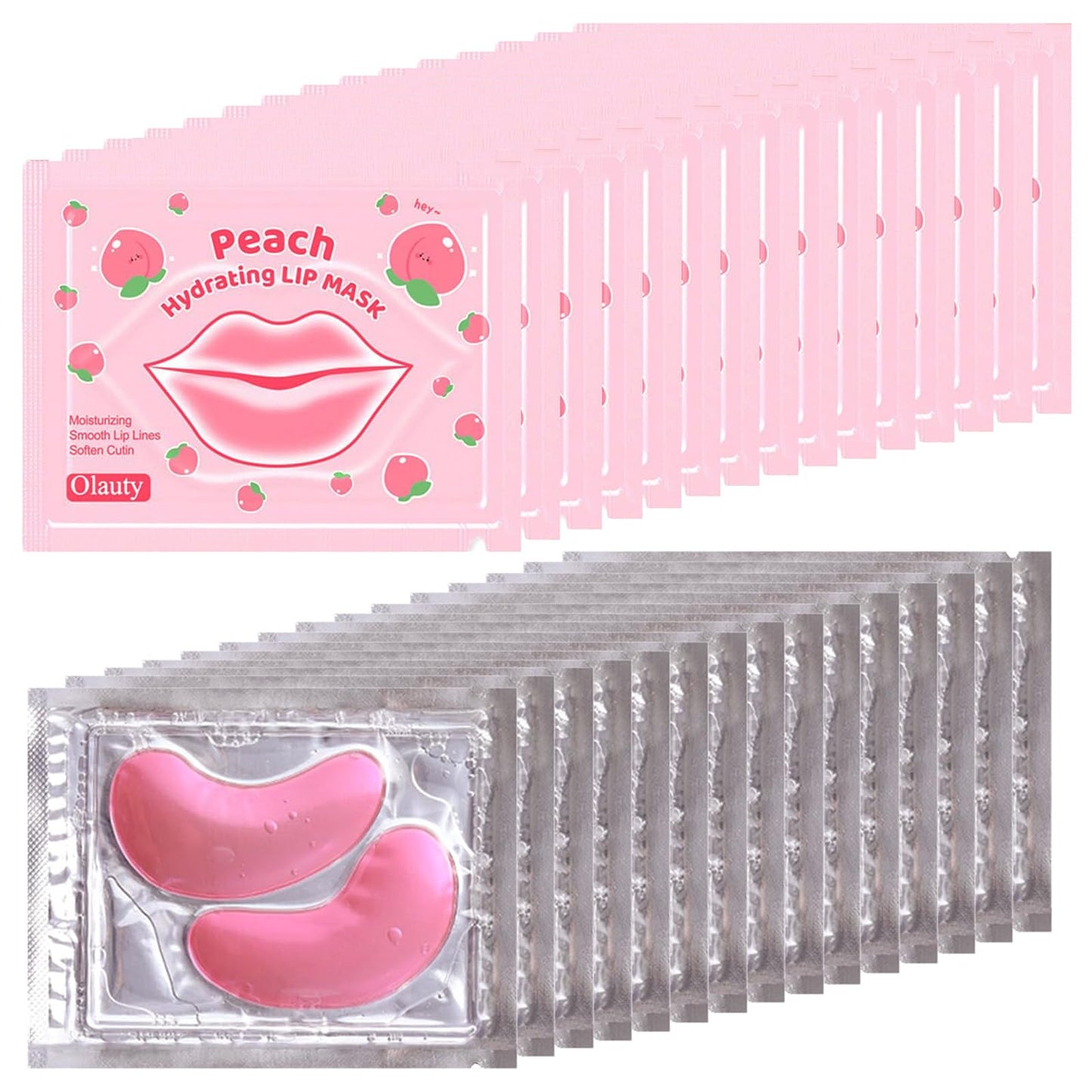 30 Pairs Eye Mask & Lip Mask,Under Eye Patches for Puffy Eyes,Lip Mask Skincare,Bachelorette Party Favors,Small Gifts,Wedding Bridesmaid Gifts,Bulk Gifts,Birthday Party Favors,Graduation Gifts
