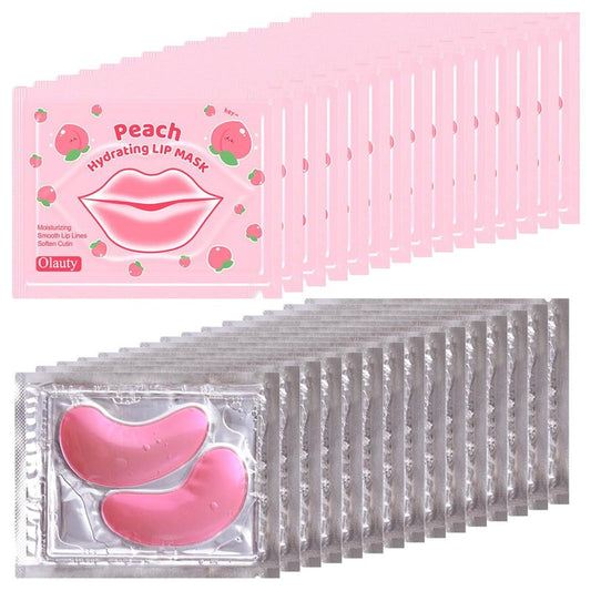 30 Pairs Eye Mask & Lip Mask,Under Eye Patches for Puffy Eyes,Lip Mask Skincare,Bachelorette Party Favors,Small Gifts,Wedding Bridesmaid Gifts,Bulk Gifts,Birthday Party Favors,Graduation Gifts