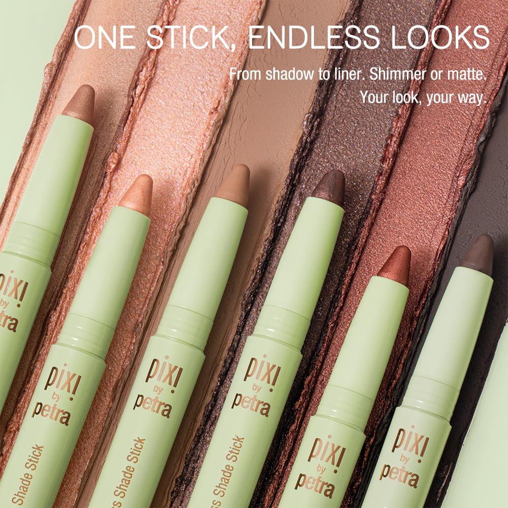 Pixi Beauty Endless Shade Stick | PearlLustre | Long-Wear Creamy Eyeshadow Stick | Crease-Resistant, Easy-Glide & Blendable Color for Shadow or Liner | Matte & Shimmer Finishes | 0.05oz/1.5g