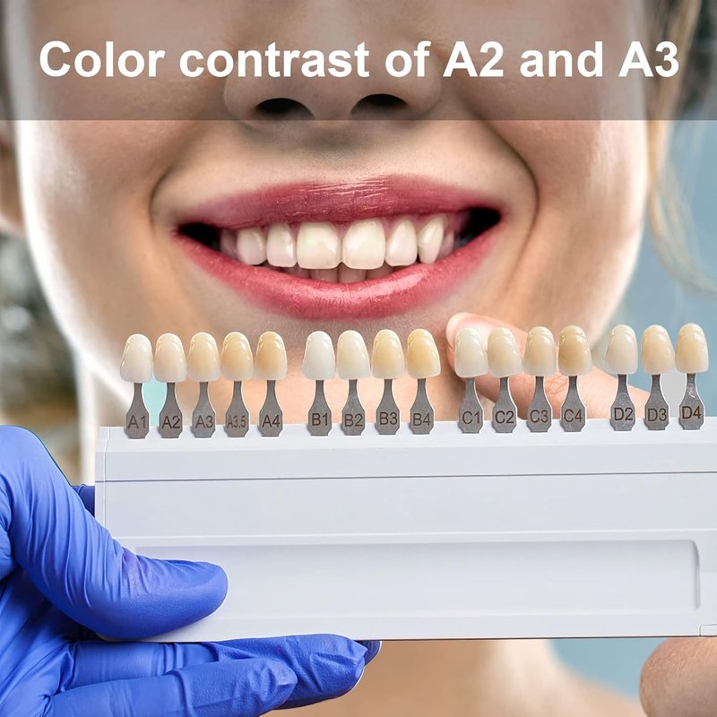 Acrylic Resin Denture Teeth Set - 112 Pcs Shade A3 | Synthetic Polymer Fake Teeth for Halloween & DIY