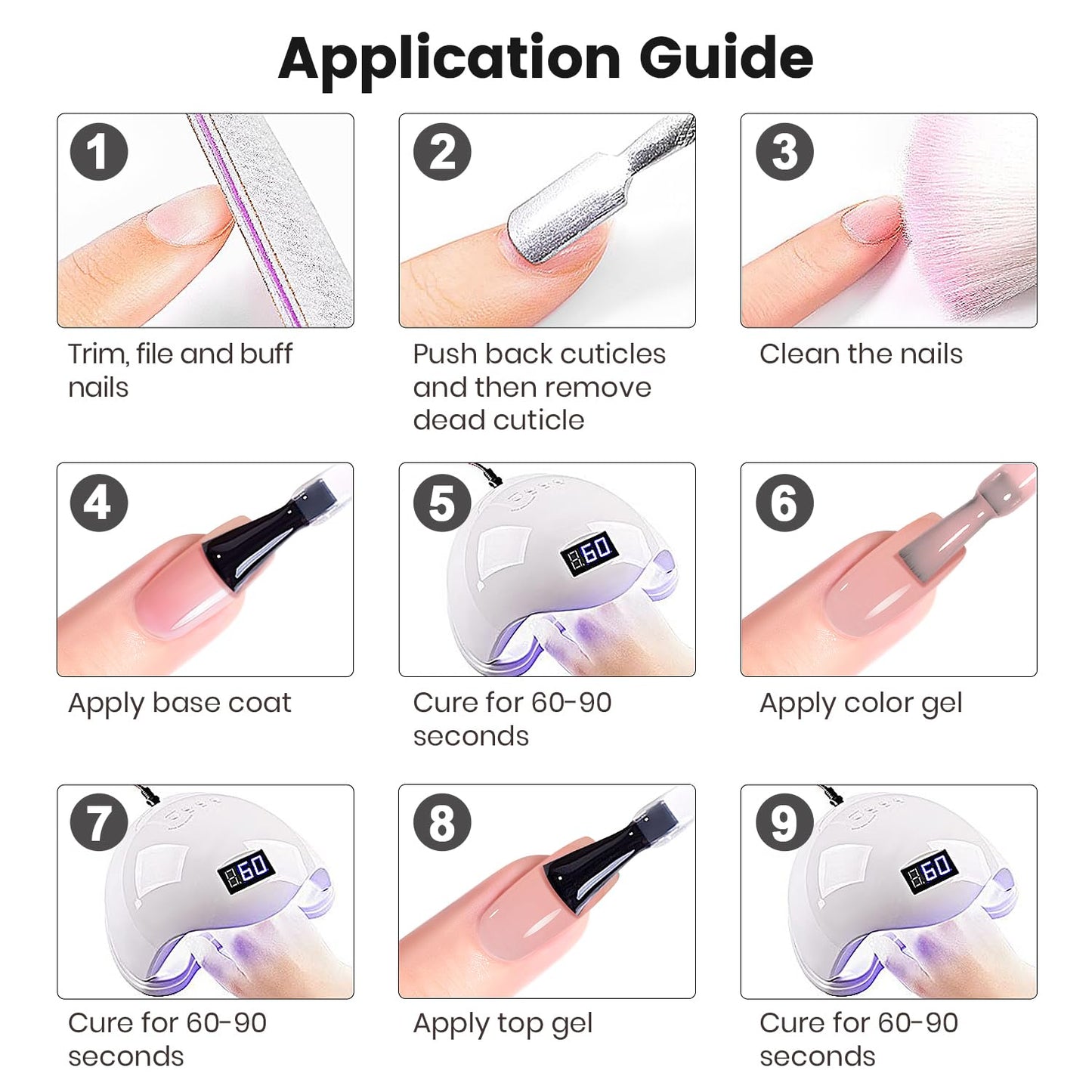 RARJSM No Hema Top Coat Gel Nail Polish 35ml No Wipe Clear Glossy Mirror Shine Long Lasting Top Gel Polish Big Capacity Soak Off Single Bottle LED UV Curing Requires for Home Salon Manicure