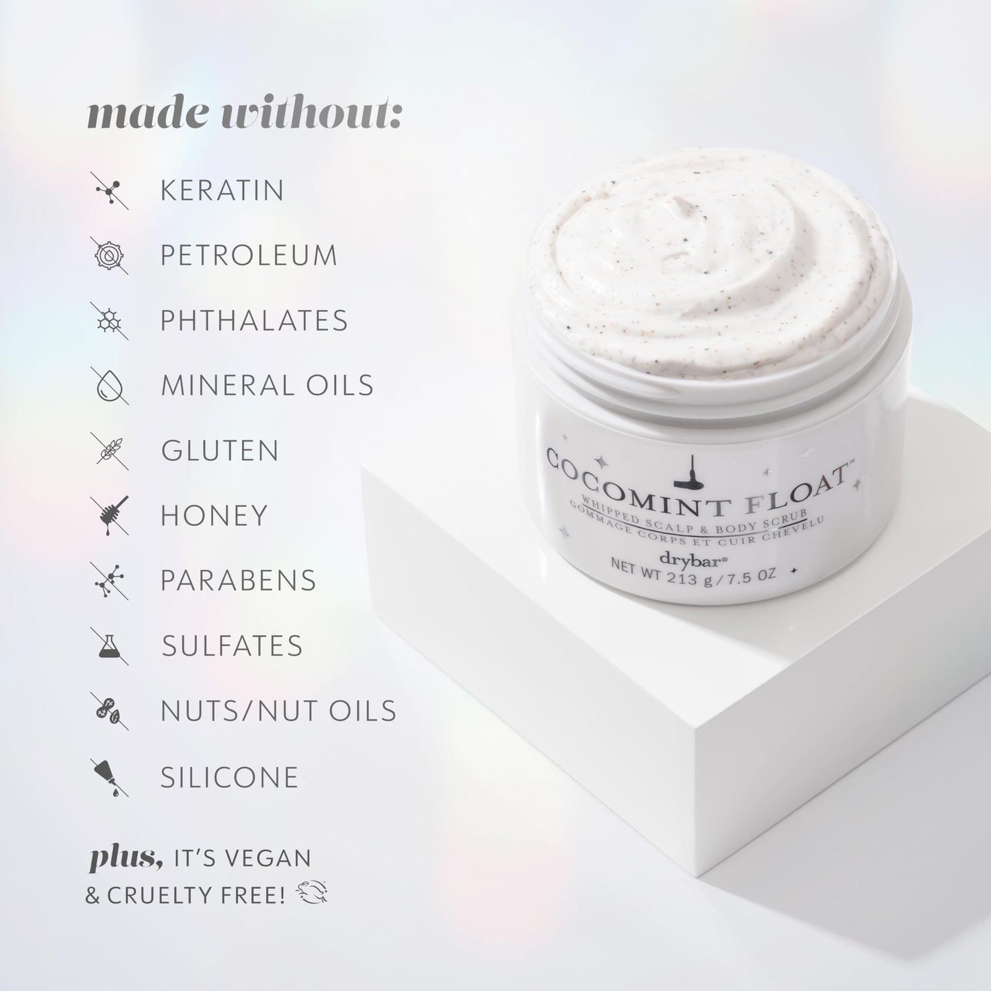 Drybar Cocomint Float Whipped Scalp & Body Scrub, 7.5 oz