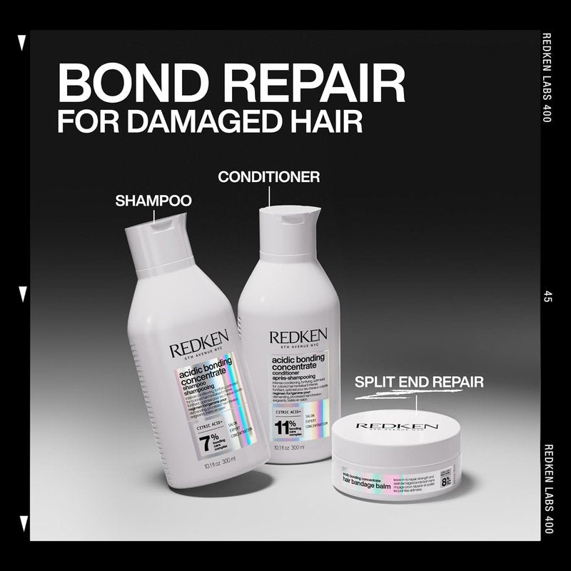 Redken Acidic Bonding Concentrate Hair Bandage Balm - Strengthen Damaged Hair & Repair Split Ends | 5 oz