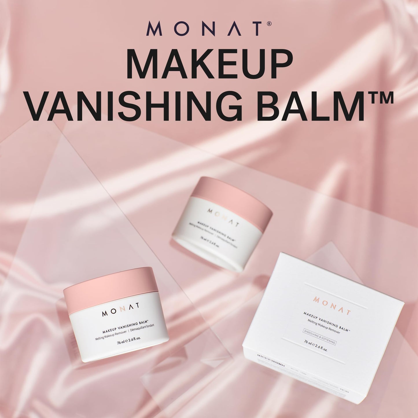 MONAT Makeup Vanishing Balm – Cleansing Makeup Remover – Lightweight Face Cleanser – Cleansing Balm for Residue Free Soft and Smooth Skin – Safe to Use for Delicate Skin