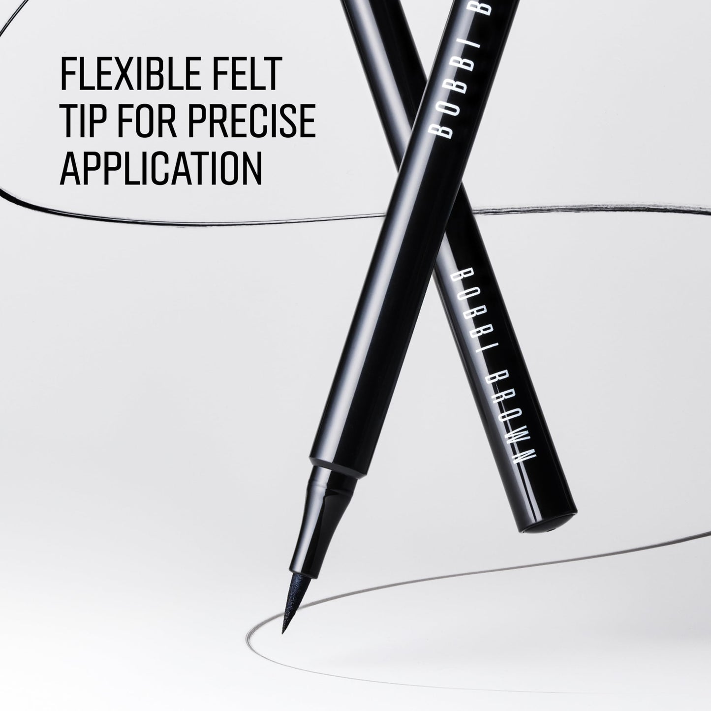 Bobbi Brown Ink Liner | Pen-Style, Easy-Glide Liquid Eyeliner, 0.03 Fl Oz, Blackest Black