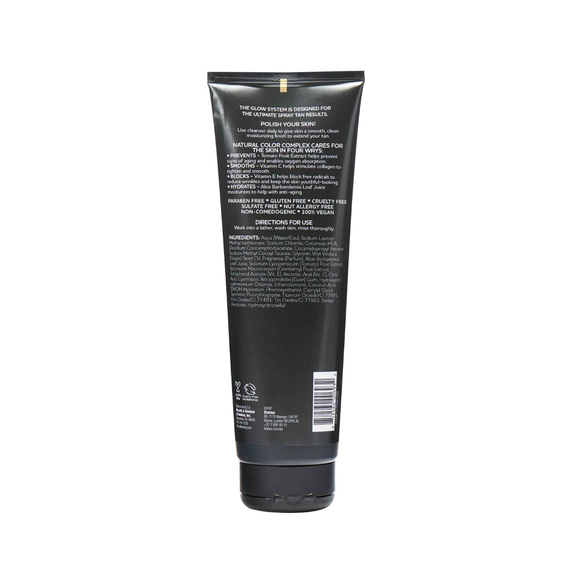 Norvell Post Self Tanner pH Balancing Cleanser Body Wash 8.5 fl oz – Gentle Self Tan Safe Formula to Maintain Even Color, Extend Sunless Tanning & Leave Skin Soft and Hydrated