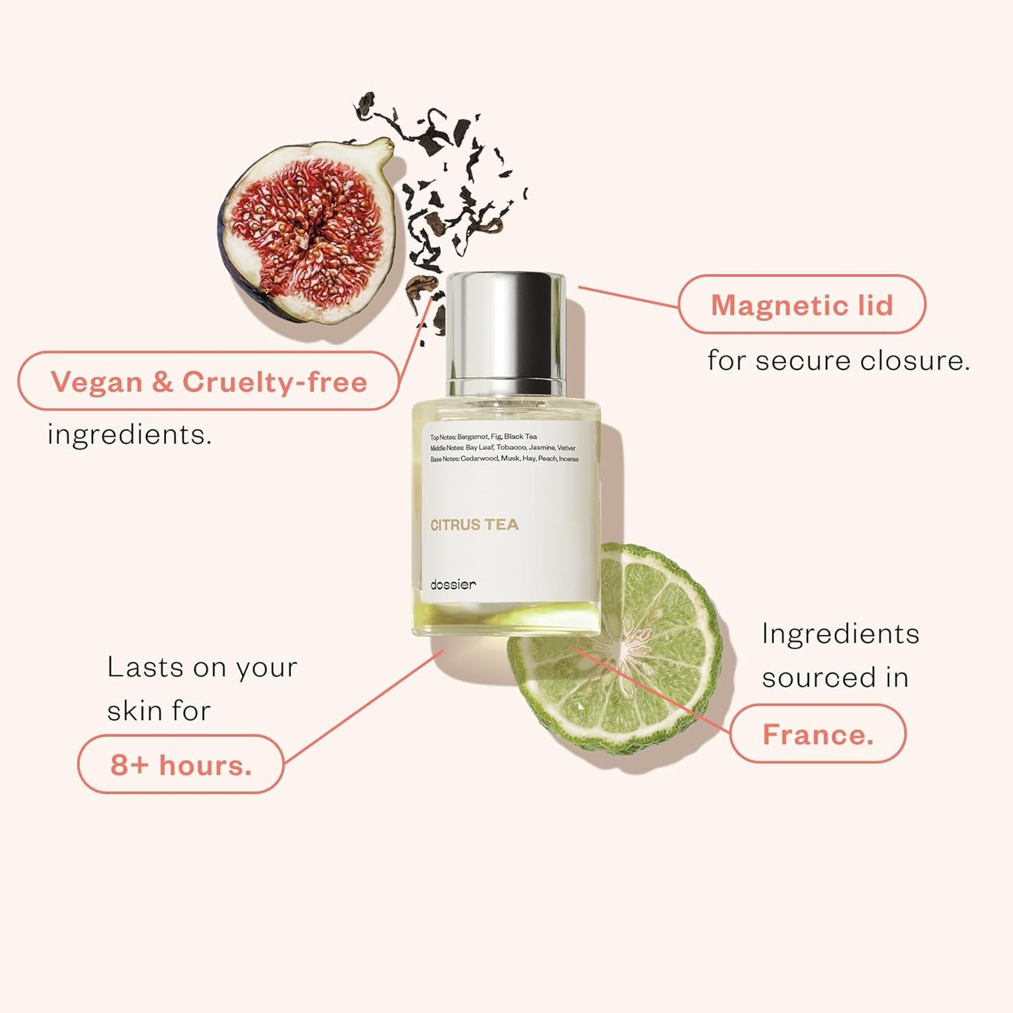 Citrus Tea Eau de Parfum - Inspired by Thé Noir 29 - Long-Lasting Unisex Fragrance | 1.7 fl oz (50ml)