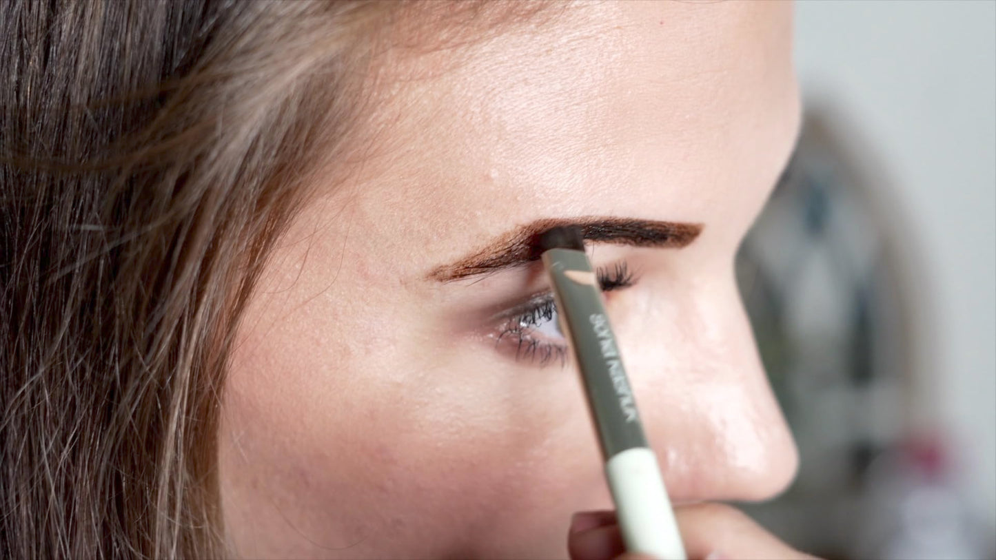 Medium Brown Eyebrow Henna Tint for Eyebrow Color- Professional Henna Brow Kit Including Use Instructions and Mixing Bowl 3x 1g Packets Brow Dye by Existing Beauty