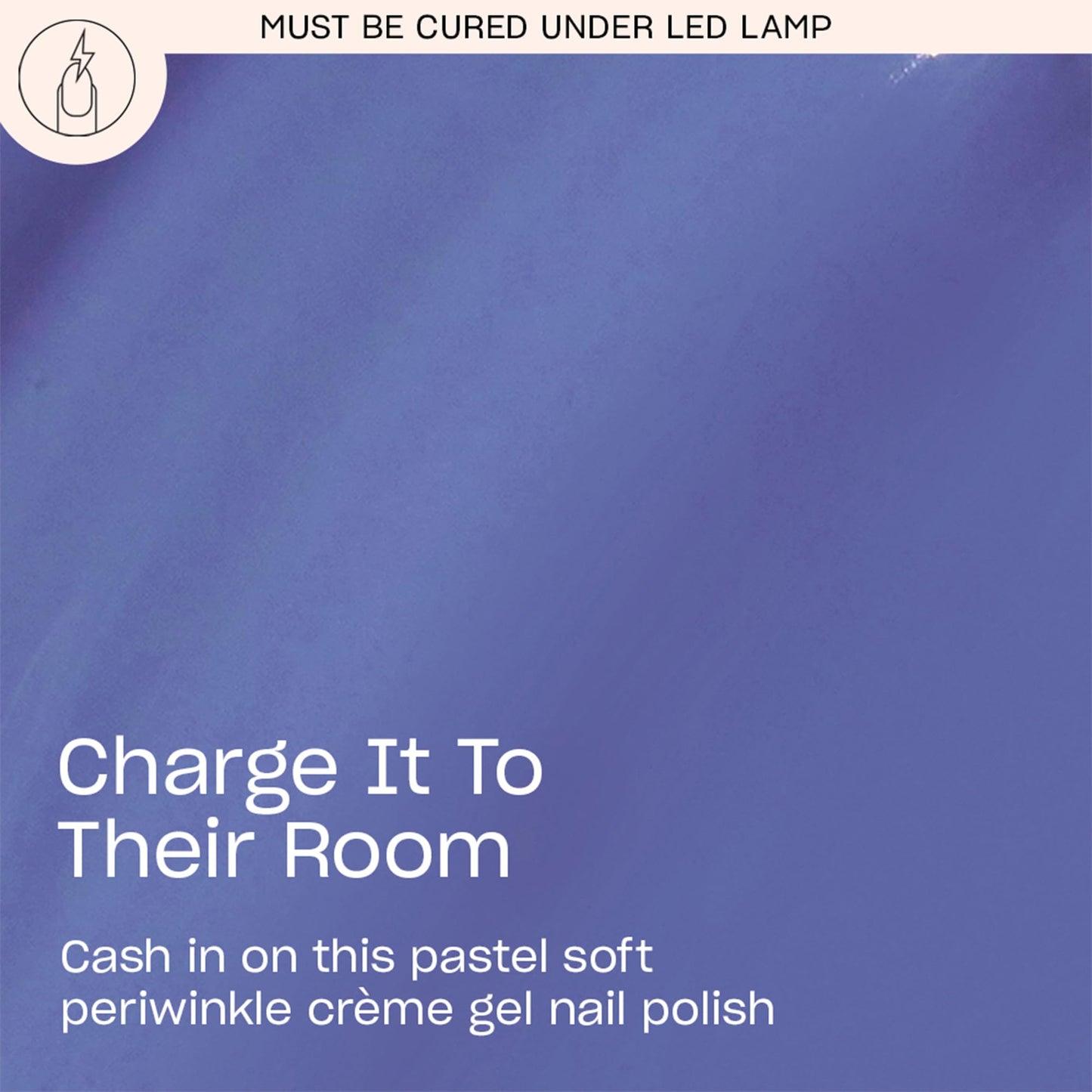 OPI GelColor Charge It to Their Room | Opaque Soft Pastel Purple Crème LED Cure Gel Nail Polish | Salon-Quality Shine, Long-Lasting Wear | Vegan & HEMA Free | 0.5 Fl Oz
