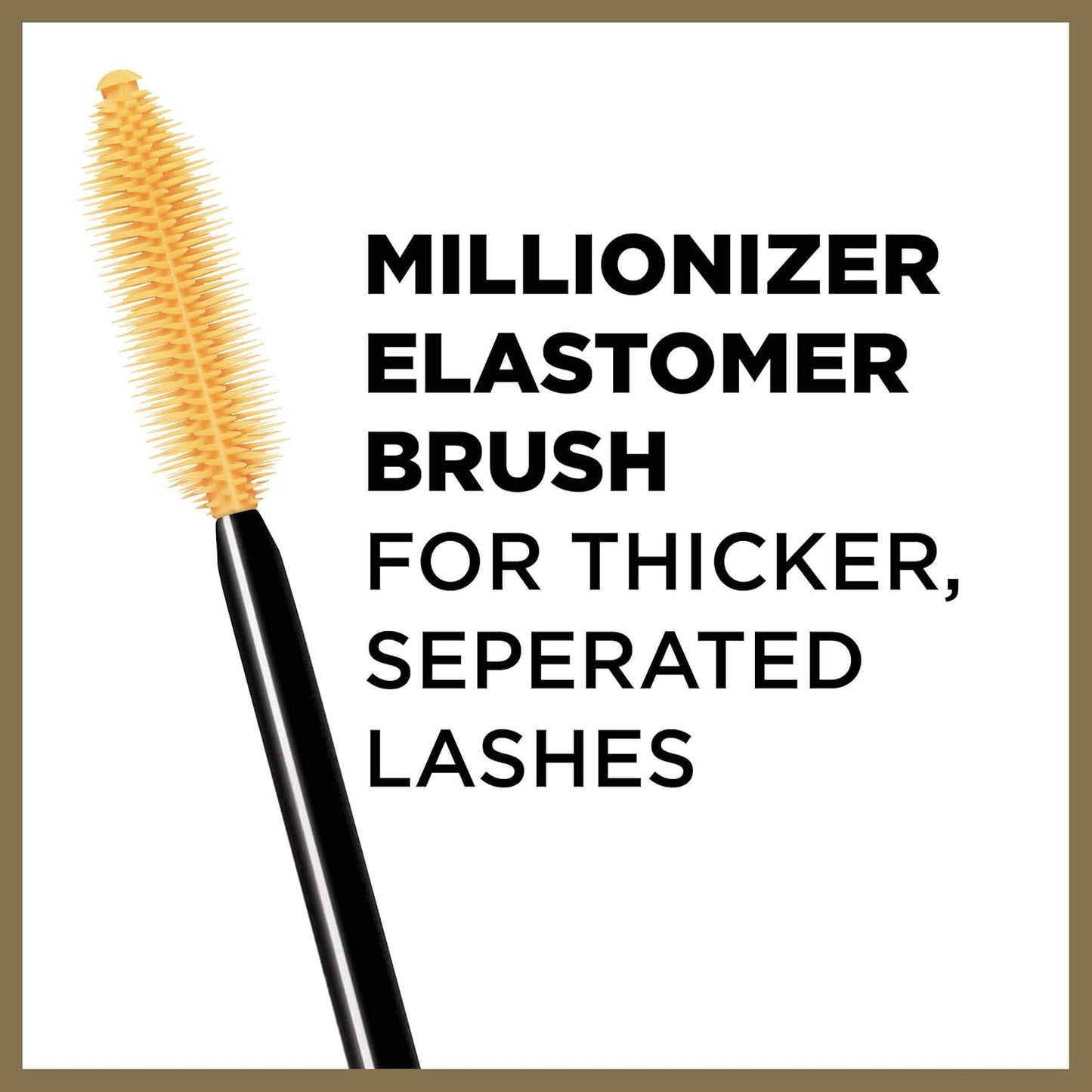 L’Oreal Paris Voluminous Million Lashes Mascara - Collagen Infused, Amplifying Brush, Blackest Black | 0.3 Fl Oz, 2 Count