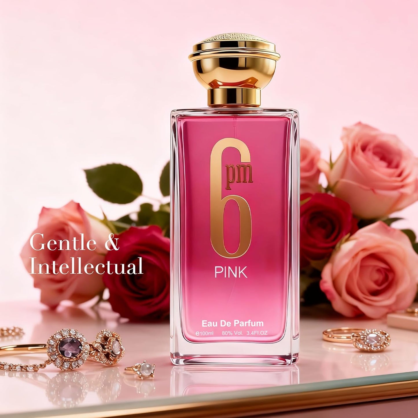 AFLUXE Women's Perfume Set - Long Lasting Eau De Parfum Collection | Choco Musk, Milano, 6pm Pink, 7AM Fresh