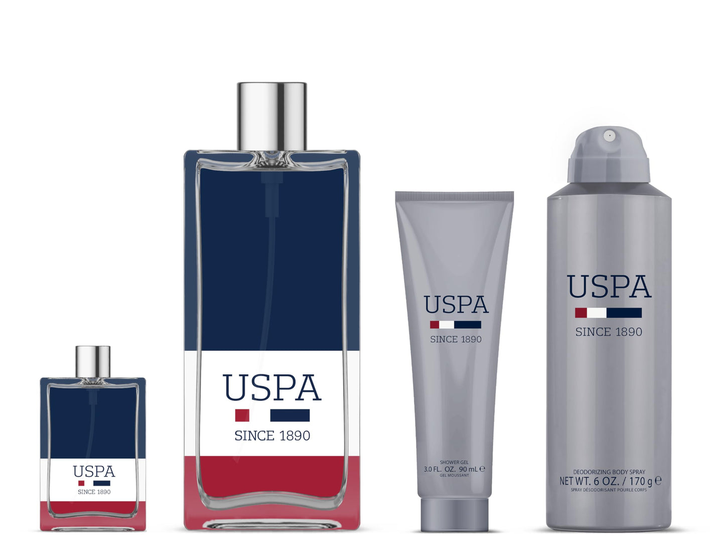 USPA for Men - 4-Piece Gift Set