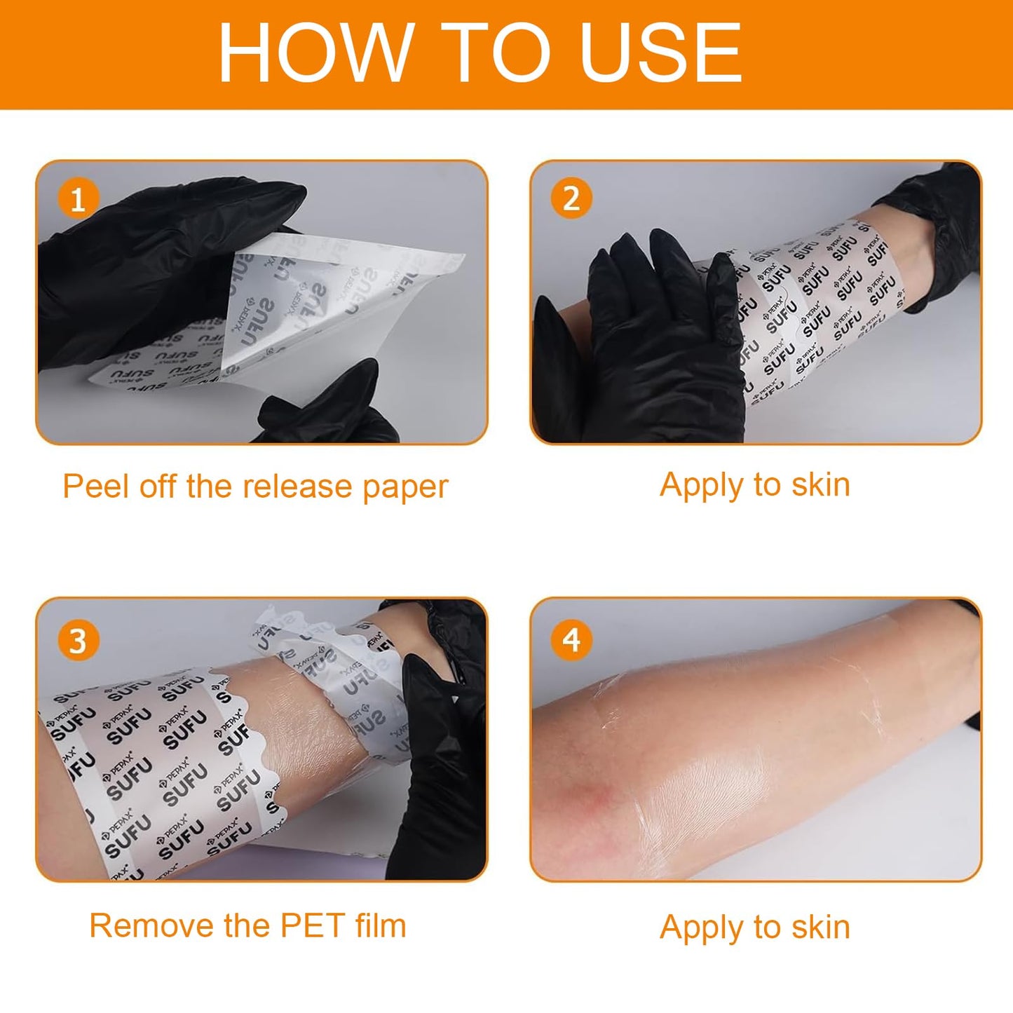 Tattoo Aftercare Bandage - Romlon 5.9"x 10.9 Yards Second Skin Tattoo Cover Up Tape Waterproof Transparent Film Roll, Tattoo Aftercare Bandage for Initial Healing Protective and Skin Repair