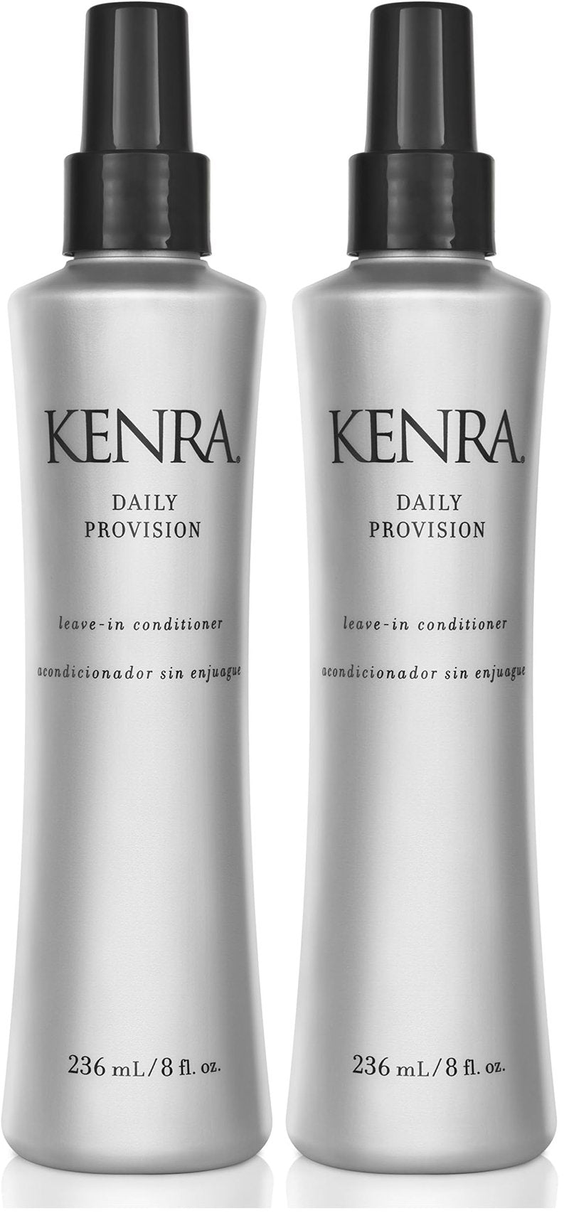Kenra Professional Daily Provision Leave-In Conditioner | Hydrates,Detangles,&Adds Shine | Tames Frizz&Flyaways-| Thermal Protection-| Helps To Resist Humidity-| All Hair Types-| 8 fl. Oz,(Pack of 2)