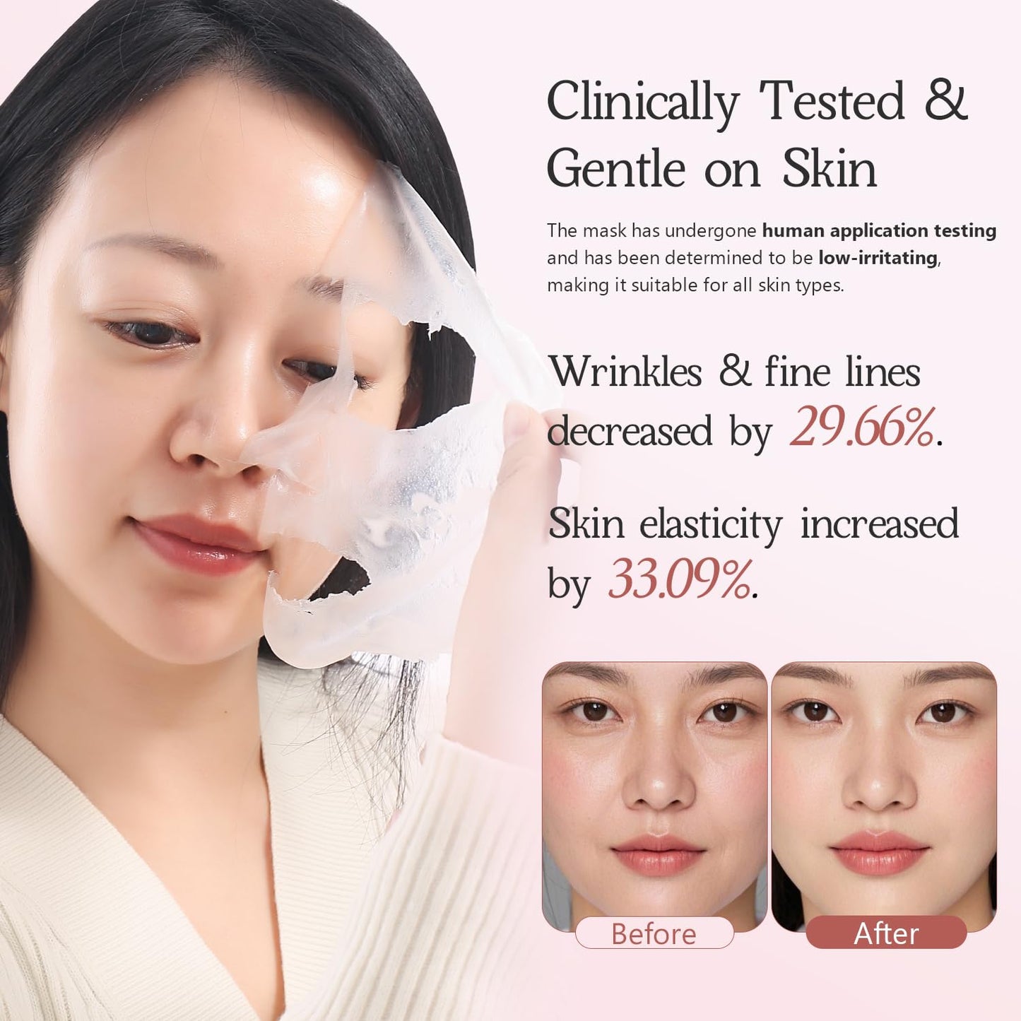 ORDIFEN Collagen Night Wrapping Mask for Glowing Skin, Overnight Wrapping Peel Off Facial Mask for Elasticity Hydration (Collagen Wrapping Mask)