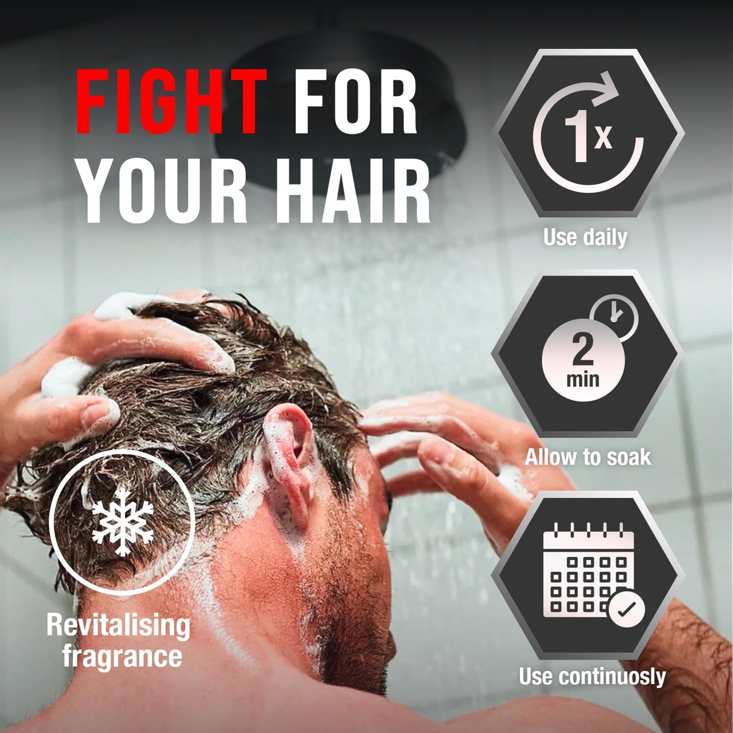 Alpecin C1 Caffeine Shampoo 12.68 fl oz (Pack of 2) I Hair Performance Enhancer I Promotes Natural Hair Growth and Thickness I Energizes Scalp