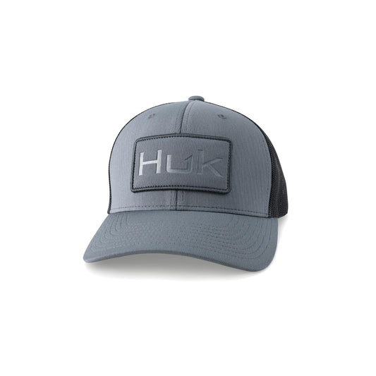 HUK Men's Standard Trucker, Anti-Glare Snapback Fishing Hat Embossed-Night Owl