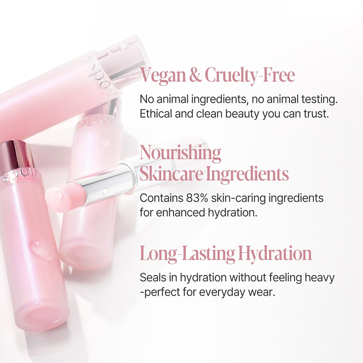 Espoir Bare Glow Lip Balm #4 Peak Berry | Natural Sheer Color Moisturizing Lipstick, Comfortable Finish, Nourishing & Long-lasting Hydration, Cruelty-Free, Korean Makeup, 0.1 oz.