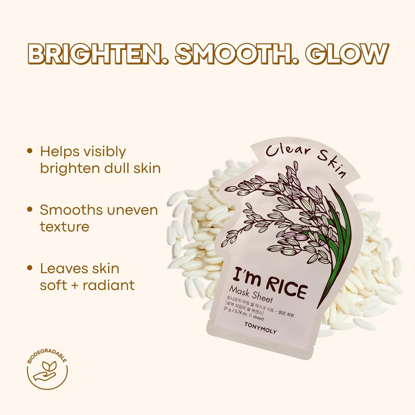 TONYMOLY I’m Real Sheet Mask Set | Korean Face Masks for Hydrating, Soothing & Nourishing Skin - K-Beauty Self-Care Gift Set for Women
