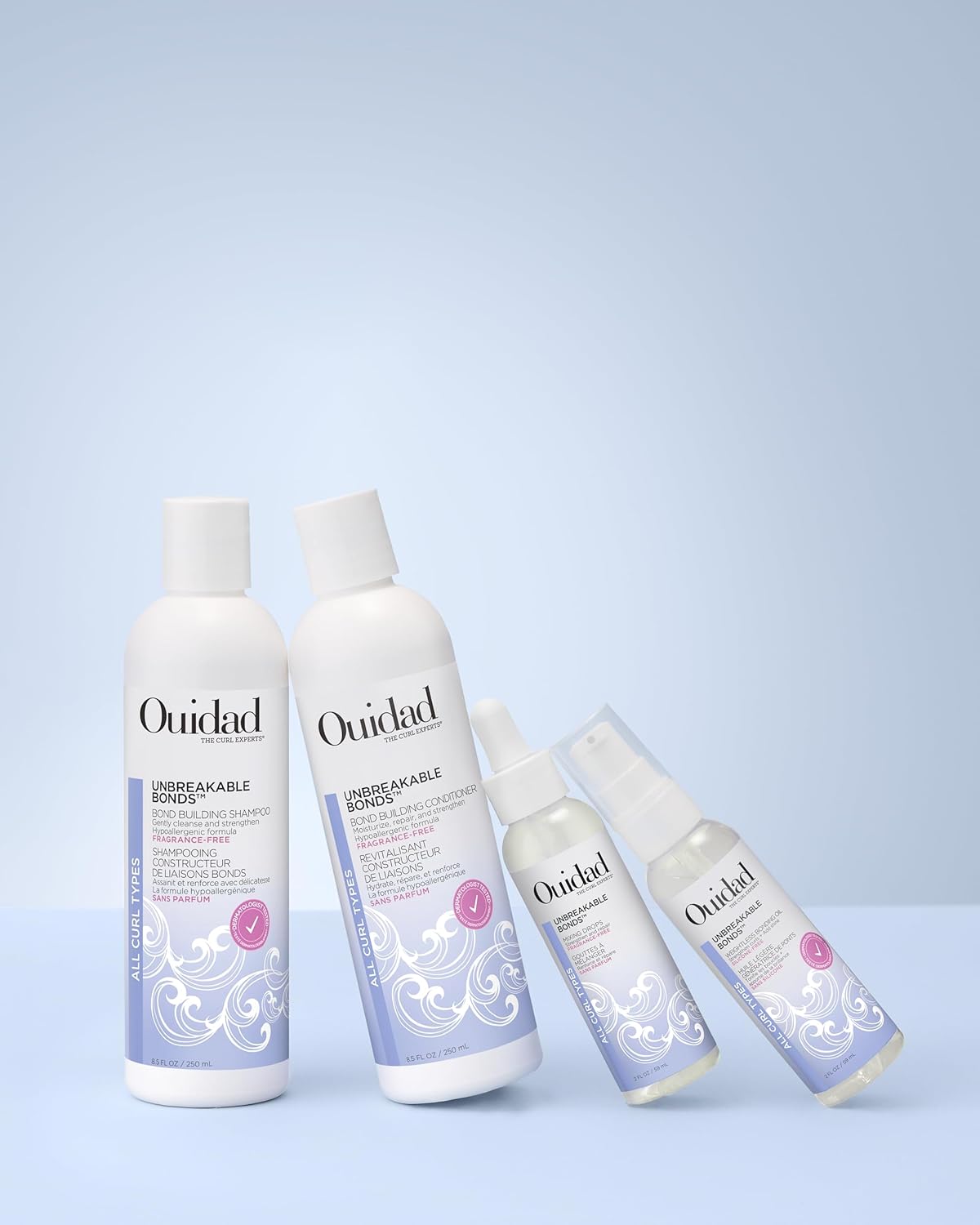 Ouidad Weightless Bonding Oil for Curly Hair - Hydrating Squalane & Vitamin C Formula | 2 fl oz, Sulfate-Free