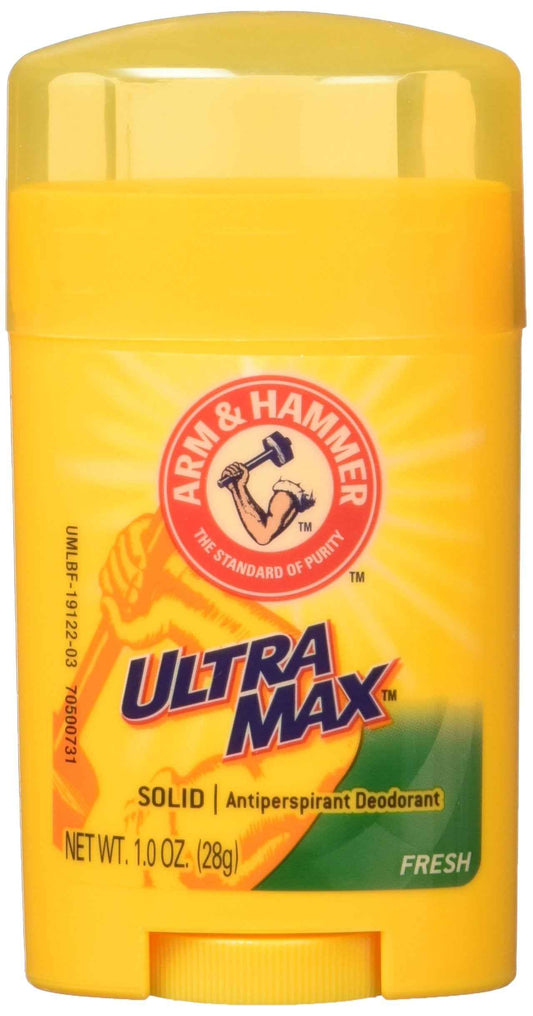 Arm & Hammer Ultra-MAX Antiperspirant/Deodorant, Fresh Invisible Solid, Net wt 3.0 oz, 3-Pack (1.0 oz/Stick)