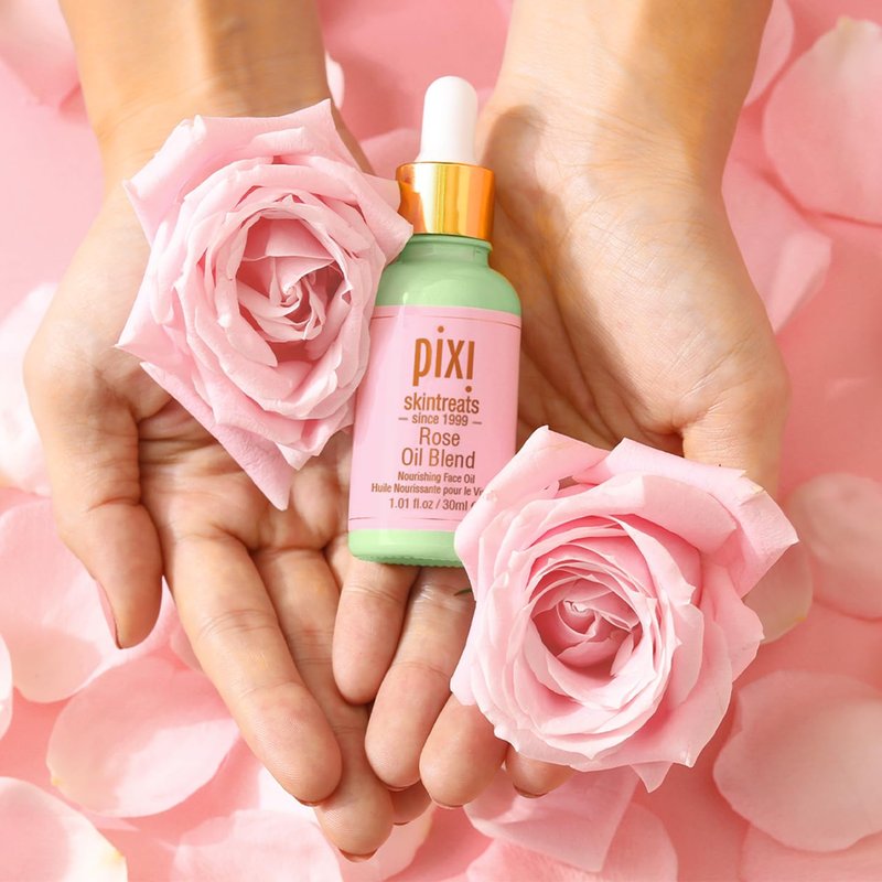 Pixi Beauty Rose Oil Blend | Nourishing Botanical Blend Facial Serum | Youth-Preserving Oil | Rejuvenate Skin Luminosity | 1.01 Fl Oz