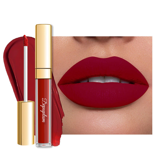 Depuplum Dark Red Lipstick Matte for Women Colorstay Long Lasting Lipsticks