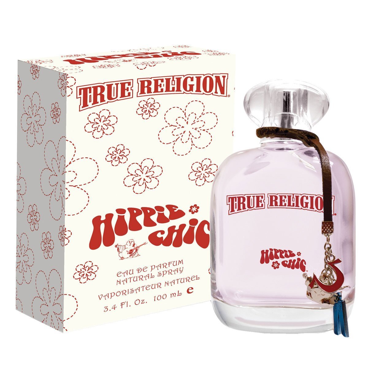 True Religion Hippie Chic Eau De Parfum Spray for Women - 3.4 Oz | Floral & Fruity Fragrance