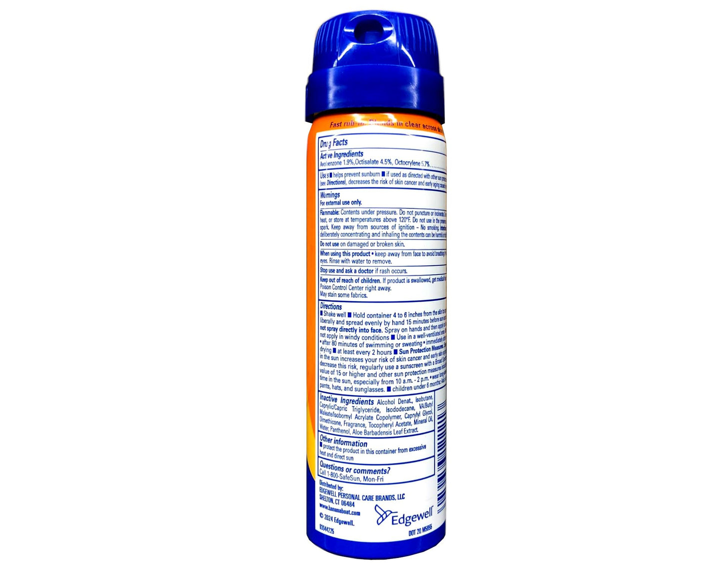 Banana Boat Continuous Spf#30 Sport 1.8 Ounce Cool Zone (6 Pieces) (53ml)