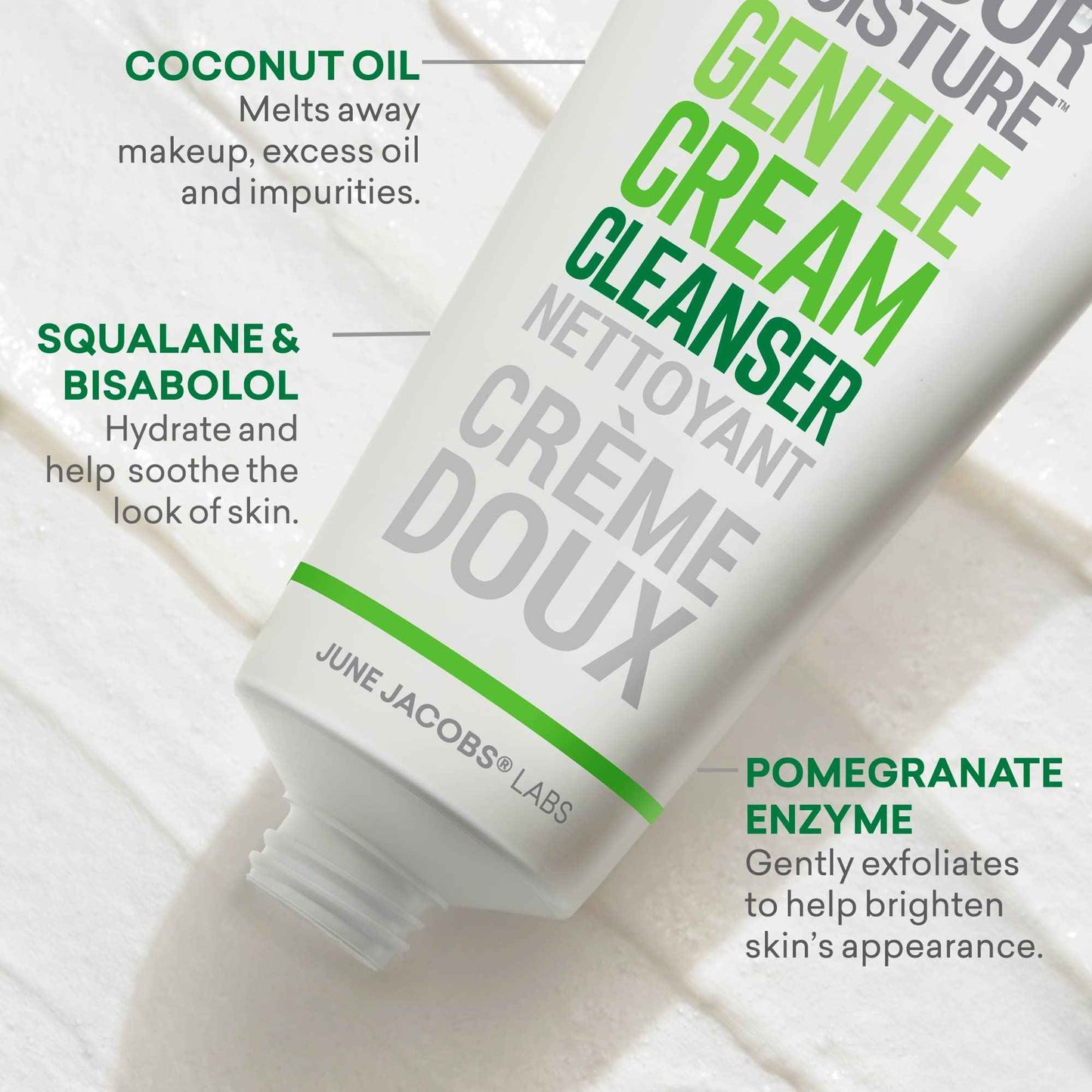Naturally Serious | Major Moisture Gentle Cream Cleanser, Hydrating Cleanser with Coconut Oil, Makeup-Removing Cleanser, Vegetarian Skincare, Cruelty-Free Skincare