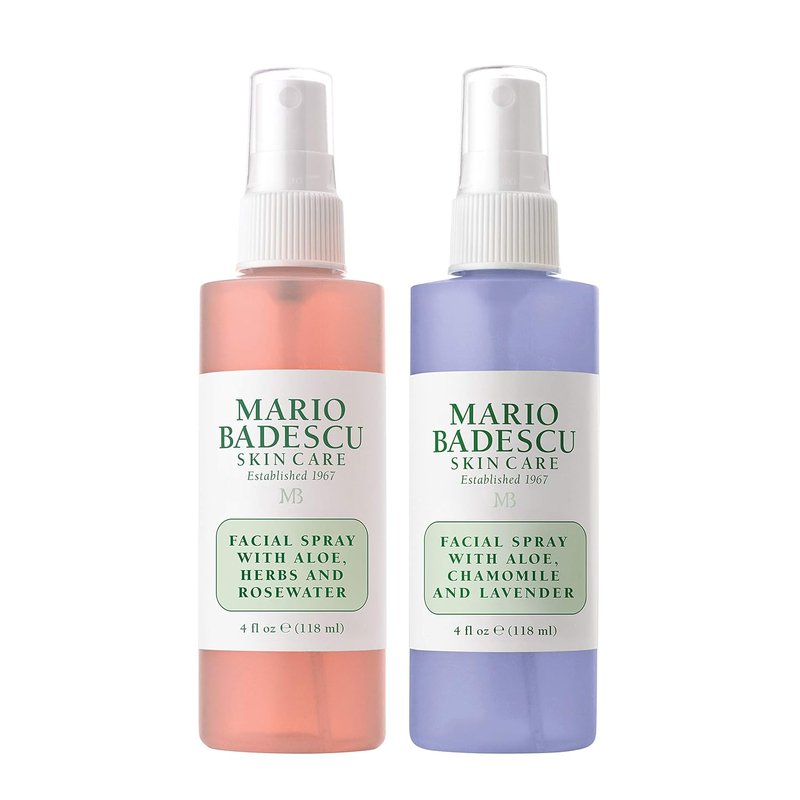 Mario Badescu Facial Spray - Aloe, Rose Water & Chamomile Hydrating Mist | Cooling Duo for Face, Neck & Hair