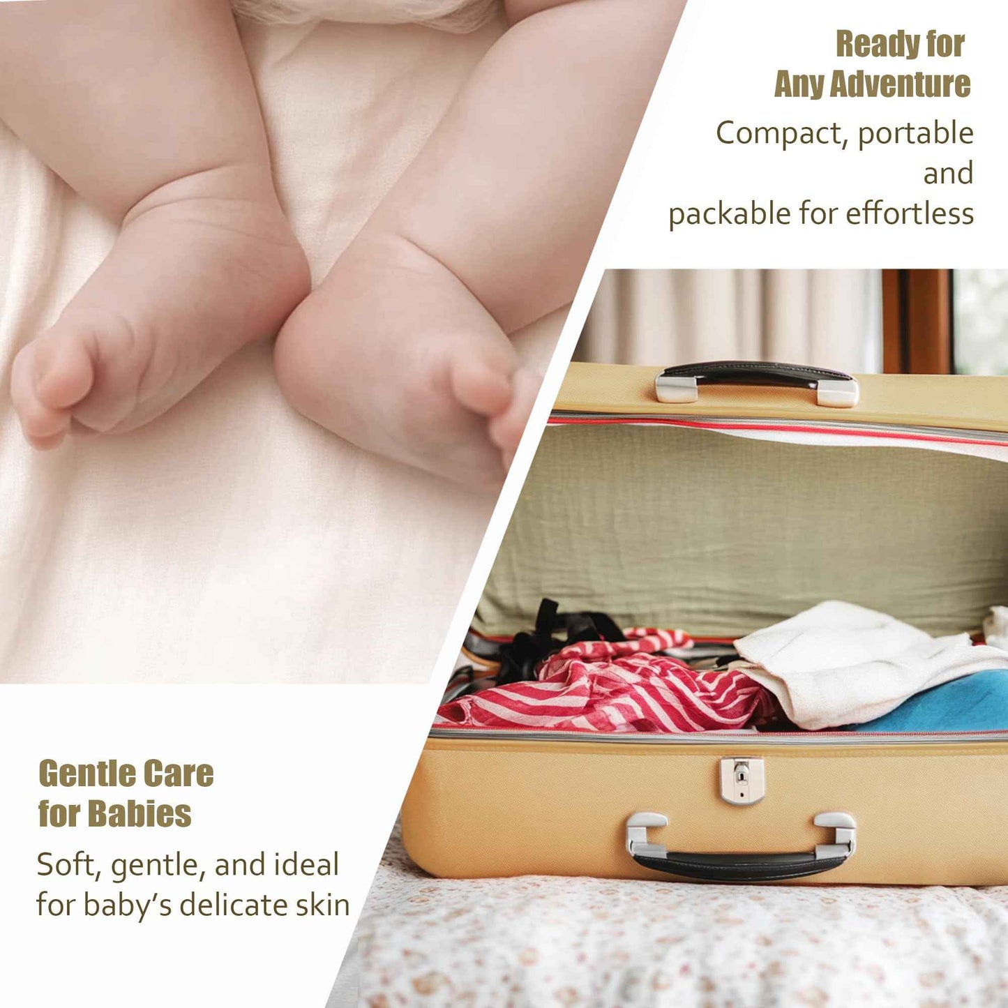 Ourmed Life Face Towels, Disposable Biodegradable Facial Towels for Sensitive Skin, Lint- free Face Wipes for Washing Face, Skincare and Makeup Remover, Dry Wipes, 10"×12" Extra Large, 100 Count