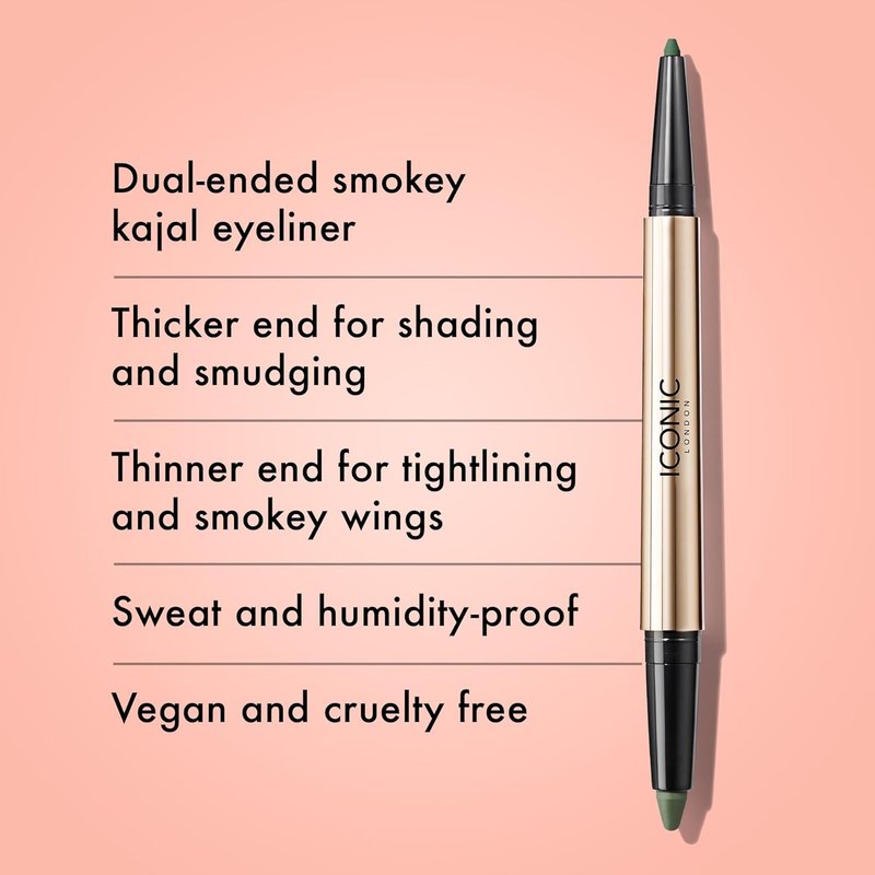 Smokey Eye Duo Eyeliner - Creamy 2-in-1 Crayon, Water Resistant & Vegan | Easy to Blend