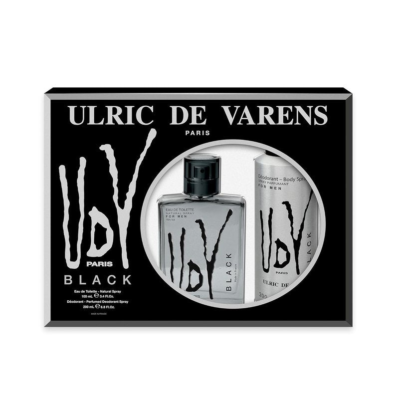 Udv Black Gift Set by Ulric De Varens - Men's Fragrance Collection | Perfect for Gifting