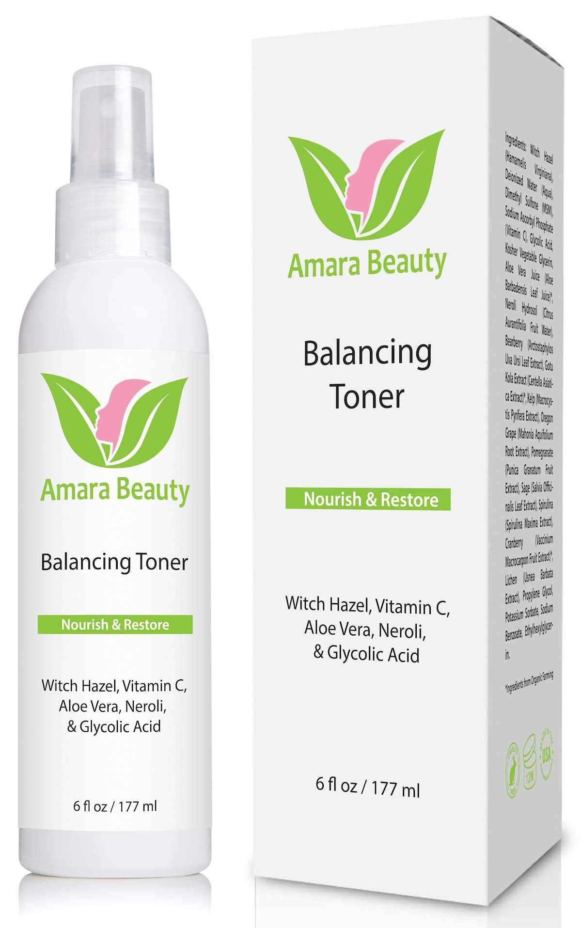 Facial Toner with Witch Hazel & Vitamin C, 6 fl. oz.