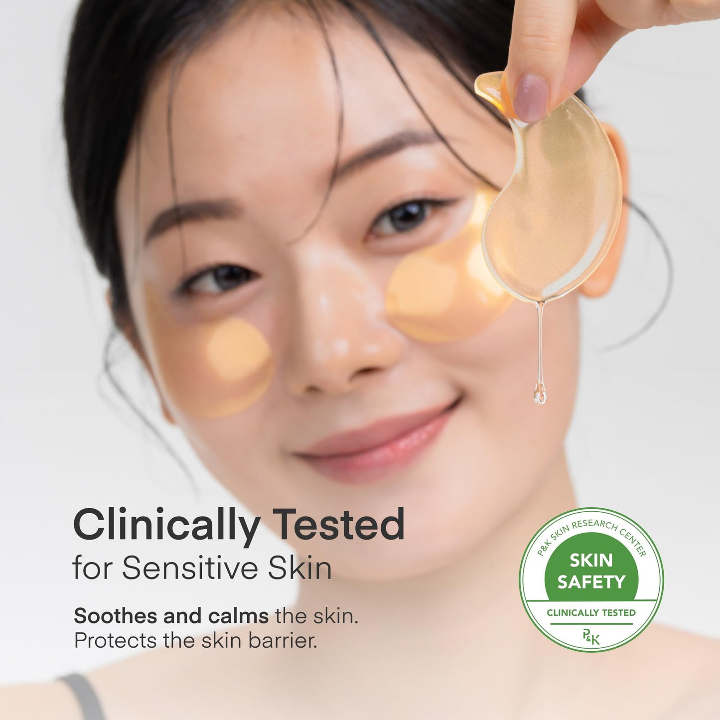 TEREZ & HONOR 24K Gold Retinol Wrinkle Smoothing Eye Patches - 60 Korean Hydrogel Eye Masks with Collagen Peptide for Fine Lines, Dark Circles, Puffy Eyes & Bags - Self Care, Gifts, Fragrance-Free