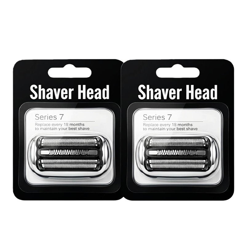 73S Series 7 Replacement Shaver Head for Braun S7 360 Flex Compatible, Replacement Blades for Braun Series 7 7020s 7025s 7027cc 7071cc 7075cc 7085cc (2PCS)
