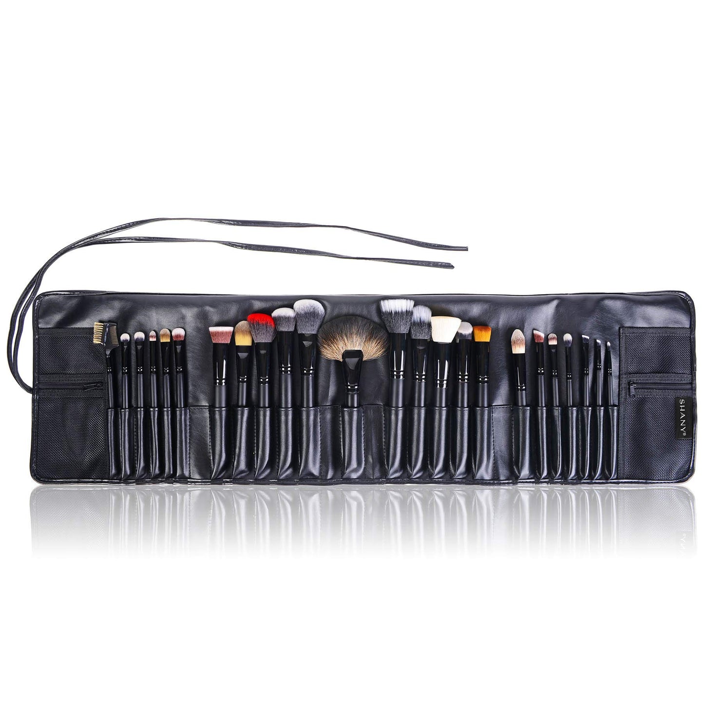 SHANY Makeup Brushes The Masterpiece Pro Signature Makeup Brush Set - Foundation Powder Concealers Eye Shadow brushes, Synthetic Bristle with Wooden handles, Premium Gift Packaging - 24pcs