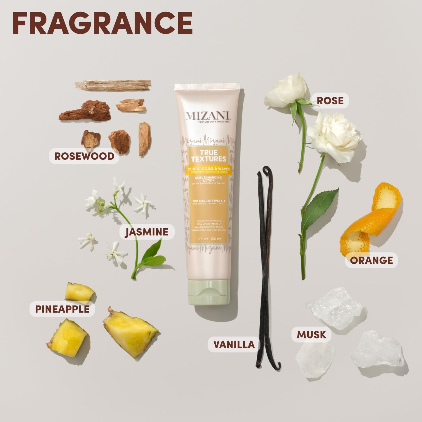 Mizani True Textures Curl Enhancing Leave In Conditioner - Moisturizing Curl Cream, Smooths and Adds Hair Shine, With Coconut Oil, For Natural & Curly Hair
