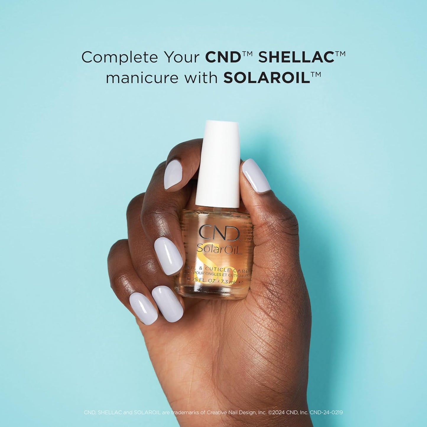 CND Shellac Gel Nail Polish Top Coat - Longwear Mirror Shine for Thin, Damaged Nails | 0.50 fl oz