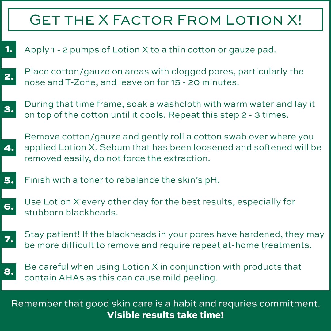 Christine Valmy Lotion X Blackhead Melting Solution for Nose and T-Zone, Nose Blackhead Remover, 4.73 Fl Ounce