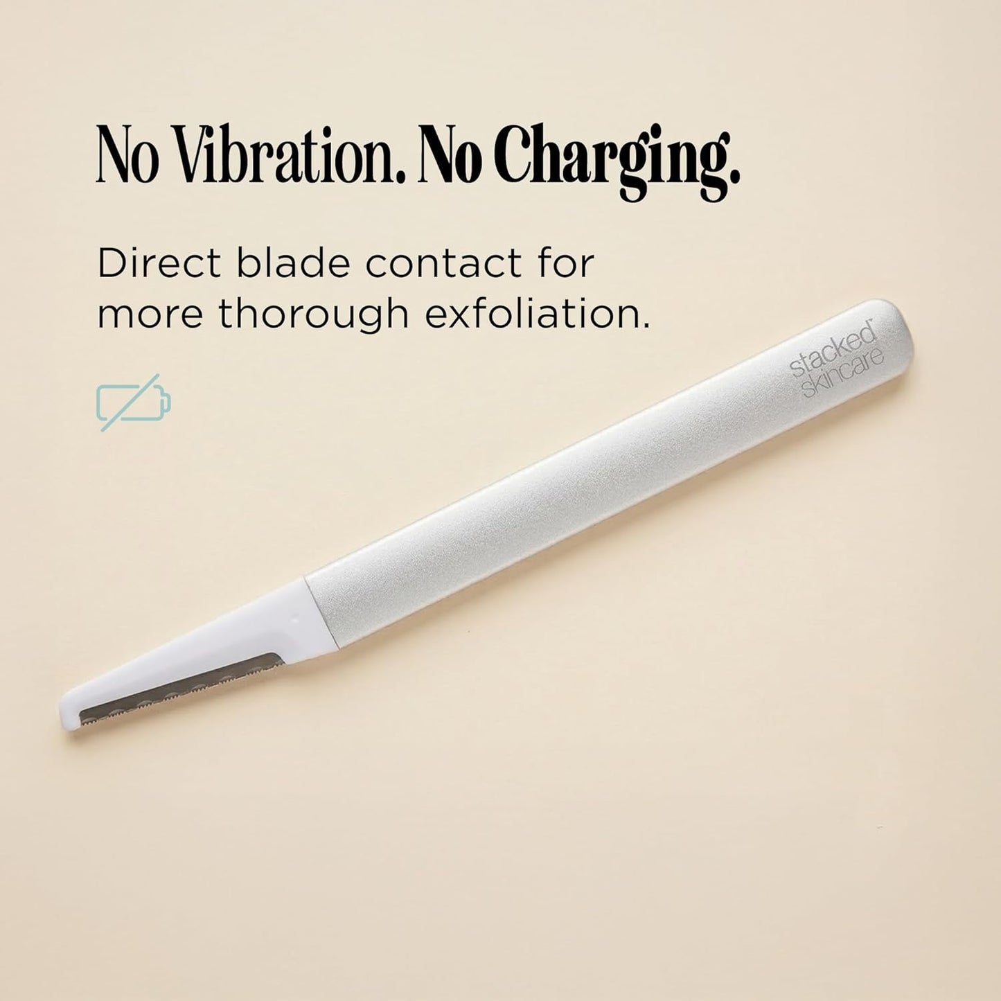 Professional Dermaplaning Tool - Precision Exfoliation for Smooth Skin | Refillable Blades & Aluminum Handle