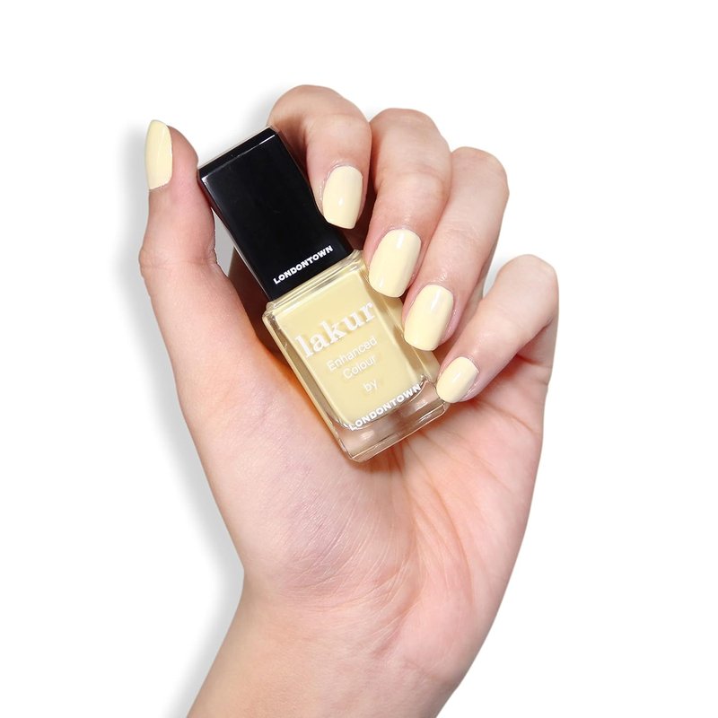 LONDONTOWN Lakur Nail Polish - Long-Lasting Yellow & Orange Shades | Non-Toxic, Vegan, 0.4 Fl Oz